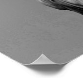 自由白黒像ニューヨーク ポスター (角)