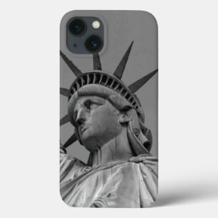自由白黒像ニューヨーク iPhone 13ケース