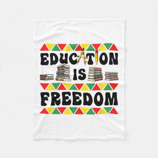 自由祝の黒い歴史の月 フリースブランケット (正面)