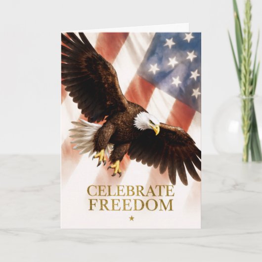 自由祝イーグル カード (正面)