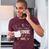 自由祝1865年1865年黒史 Tシャツ