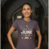 自由祝1865年1865年黒史 Tシャツ