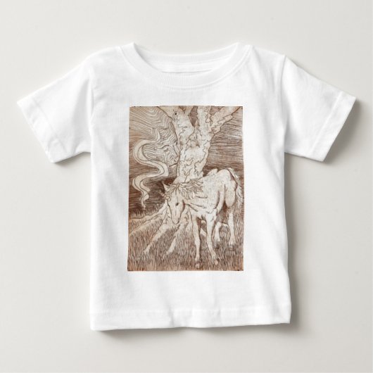 自由精神 ベビーTシャツ (正面)
