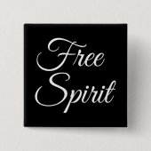 自由精神 缶バッジ (正面)