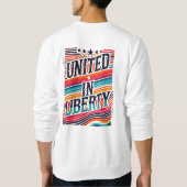 自由統一されたに スウェットシャツ (裏面)