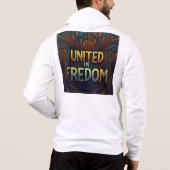 自由統一されたに パーカ (裏面)