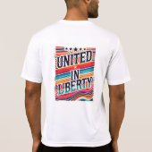 自由統一されたに Tシャツ (裏面)