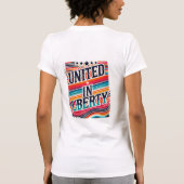 自由統一されたに Tシャツ (裏面)