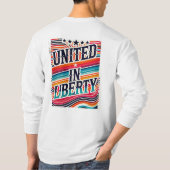 自由統一されたに Tシャツ (裏面)