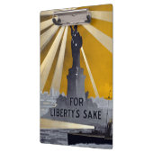 自由聖火の像と米国海軍第二次世界大戦 クリップボード (左)