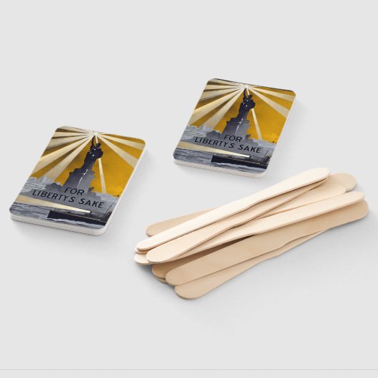 自由聖火の像と米国海軍第二次世界大戦 ハンドファン (組立なし)