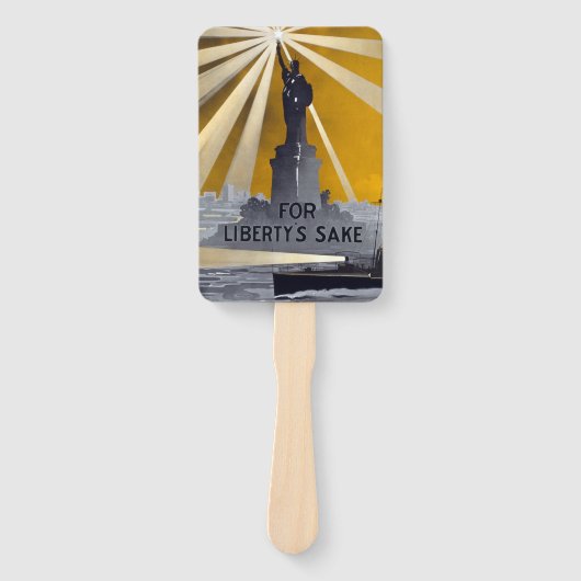 自由聖火の像と米国海軍第二次世界大戦 ハンドファン (正面)