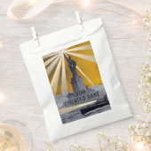 自由聖火の像と米国海軍第二次世界大戦 フェイバーバッグ (クリップ留めされた状態)