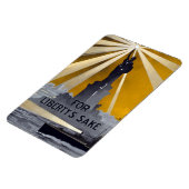 自由聖火の像と米国海軍第二次世界大戦 マグネット (左側)