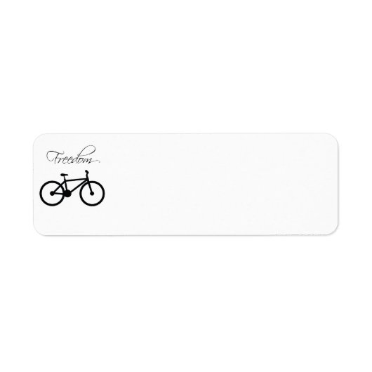 自由自転車 ラベル (正面)