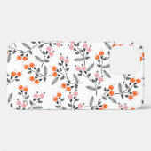 自由花模様：手縫い刺繍 Case-Mate iPhoneケース (裏面 (横))