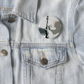 自由芸術ポップ・アートの像 缶バッジ (インサイチュ)