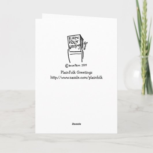 自由落下 カード (裏面)