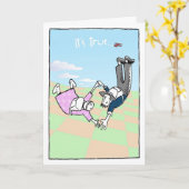 自由落下 カード (黄色い花)