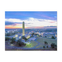 自由記念塔に沈む夕日（リバティ・メモリアルに沈む夕日）、ミズーリ州カンザスシティ