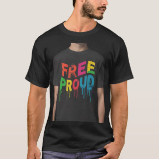 自由誇りを持った Tシャツ