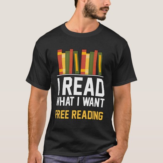 自由読の本読が欲しい Tシャツ (正面)