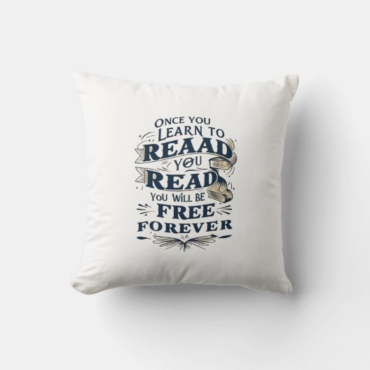 自由読枕 クッション (正面)