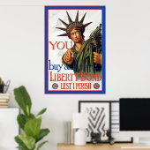 自由買結合~ヴィンテージWW1ポスター ポスター (ホームオフィス)