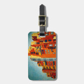 自由貿易の波止場 ラゲッジタグ (正面縦)