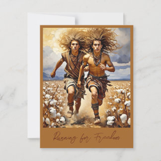 "自由走のための" ポストカード