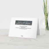 自由走 – 自由あいさつきカードへのギャロッピング カード (裏面)