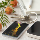 自由運：自由キーチェーン像 キーホルダー (正面右)