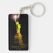 自由運：自由キーチェーン像 キーホルダー (裏面)