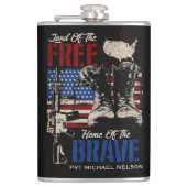 自由郷の地 フラスク (正面)