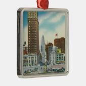 自由銀行Bldgの裁判所の通りの眺め メタルオーナメント (右)