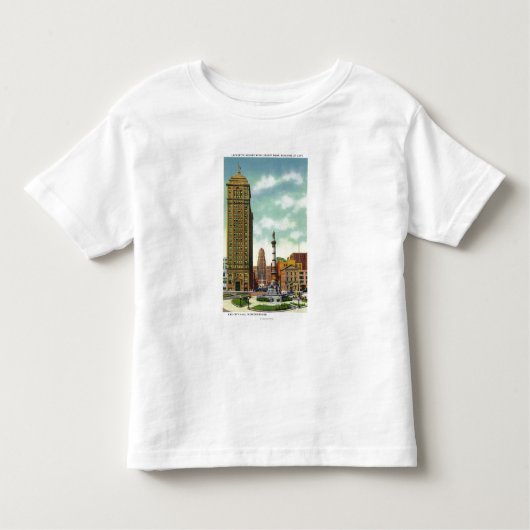 自由銀行Bldg、市役所 トドラーTシャツ (正面)
