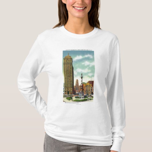 自由銀行Bldg、市役所 Tシャツ (正面)