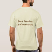 自由闘士、米国憲法 Tシャツ (裏面)