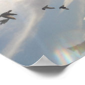 自由飛んでいる ポスター (角)