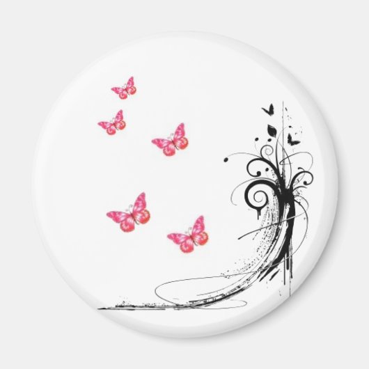 自由飛んでいる マグネット (正面)