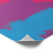 自由鮮やかポップ・アートのの芸術像ポスター壁画 ポスター (角)