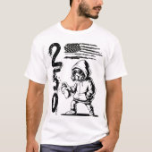 自由250周年おもしろイーグル 7月4日 2026 Tシャツ (正面)