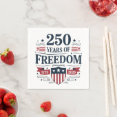 自由250周年 1776年 2026年 250周年 独立記念日 スタンダードカクテルナプキン (インサイチュ)