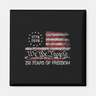 自由250周年 1776 2026 アメリカ国旗 250周年記念 マグネット