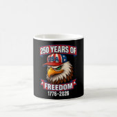 自由250周年 1776 2026 Ld イーグル 250歳の誕生日 コーヒーマグカップ (中央)