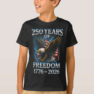 自由250周年 1776 2026 Ld イーグル 250歳の誕生日 Tシャツ