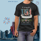 自由250年の愛国戦闘機ジェットTシャツ Tシャツ