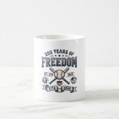 自由250年の愛国野球デザイン_1 コーヒーマグカップ (中央)