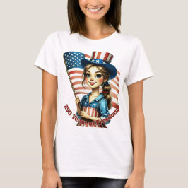 自由250年 "7月4日おめでとう" Tシャツ
