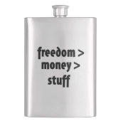 自由>お金>物 フラスク (正面)
